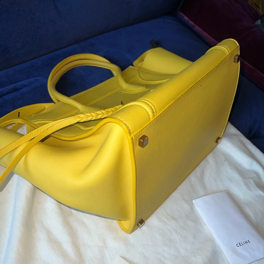 Celine yellow Phantom luggage - Picture 7 of 15